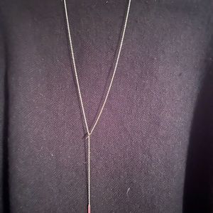 Stella & Dot | Silver lariat necklace